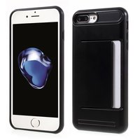 Étui à clip pass noir pour iPhone 7 Plus 8 Plus