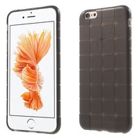 Coque en TPU à carreaux gris pour iPhone 6 6s avec protection supplémentaire
