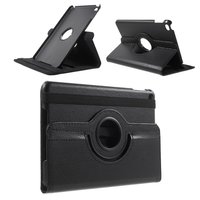 Étui rotatif en cuir noir pour iPad mini 4 et iPad mini 5 (2019)