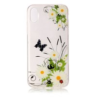 Coque en TPU pour fleurs de marguerite printanière Coque iPhone X XS