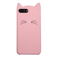 Rose chaton moustaches iPhone 7 Plus 8 Plus Housse Etui Chaton