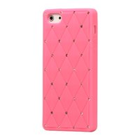 Étui à bijoux en diamant rose iPhone 5 5s SE 2016 coque bling