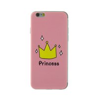 Rose Amsterdam Princess iPhone 6 6s cas étui couvercle de la couronne