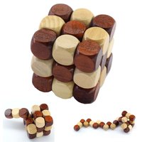 Puzzle cube Puzzle en bois cube de réflexion