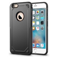 Coque iPhone 6 6s Pro Armor Shockproof - Housse de protection noire - Protection supplémentaire