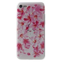 Coque iPhone 7 8 SE 2020 SE 2022 en TPU Peach Flower - Rose Blanc