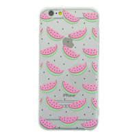 Coque Pastèque transparente iPhone 6 Plus 6s Plus TPU Silicone Fruit Transparent Cover Melon