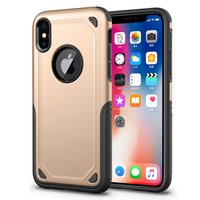 Coque iPhone X XS antichoc Pro Armor - Housse de protection Or - Protection supplémentaire