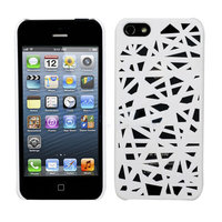 Étui pour nid d'oiseau Étui pour iPhone 5 5s SE 2016 Housse Housse Unique Bird Nest Design - Blanc