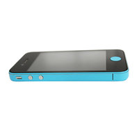 Autocollants pour voiture Decor Color Edge iPhone 4 4s Skin - Bleu clair