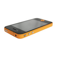 Autocollants pour pare-chocs Decor Color Edge iPhone 4 4s Skin - Orange