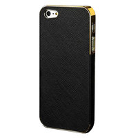 Coque Or Luxe iPhone 5 5s SE 2016 Hardcase Chic - Noire