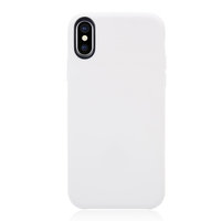 Étui flexible en TPU pour iPhone X XS - Blanc