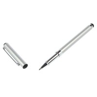Stylet Stylo à bille 2 en 1 écran tactile universel - Argent