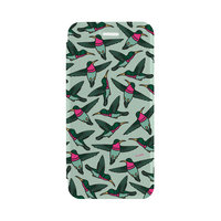 FLAVR Adour Case étui colibri pour oiseaux iPhone 6 Plus 6s Plus 7 Plus 8 Plus - Rose Vert menthe