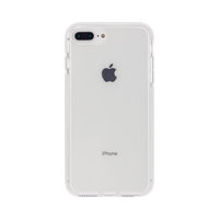 Coque iPhone 6 Plus 6s Plus 7 Plus 8 Plus en TPU Transparent Xqisit Mitico Bumper Argent