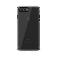 Coque iPhone 7 Plus 8 Plus Xqisit PHANTOM XTREME - Transparent Anthracite