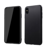 Étui souple en TPU pour iPhone XS Max - Noir mat