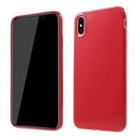 Coque en TPU flexible pour iPhone XS Max - Rouge