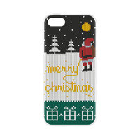 FLAVR Case Ugly Xmas Sweater Yellow Snow Santa Christmas pull iPhone 5 5s SE 2016 - Noël