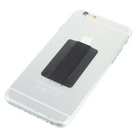 Bandoulière universelle pour téléphone portable élastique iPhone Android - Bracelet noir