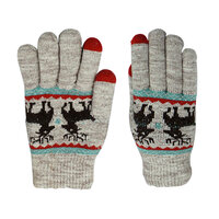 Gants Touch Tip Gloves Deer confortablement tricotés - Gris