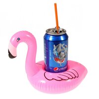 Porte-gobelet gonflable Flamingo - Rose