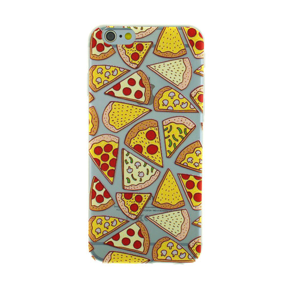 Étui transparent pour Pizza iPhone 6 Plus 6s Plus Housse TPU