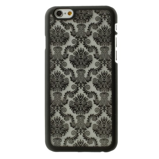 Coque Baroque Noire iPhone 6 6s Hard Case Fleur de Damas au Henné Case
